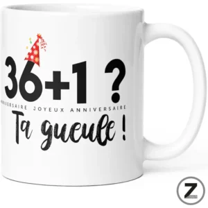Mug humour 36+1 TA GUEULE