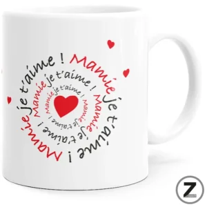 mug pas cher, mug humour, mug famille, mamie je t'aime, tasse originale, mug rigolo, tasse pas cher, mug original