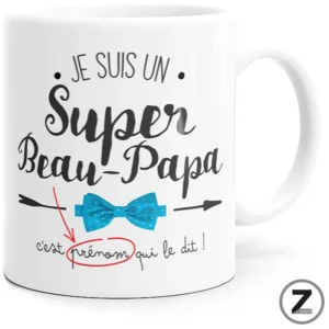 Mug personnalisable SUPER BEAU PAPA