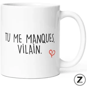 Mug Tu me manques vilain