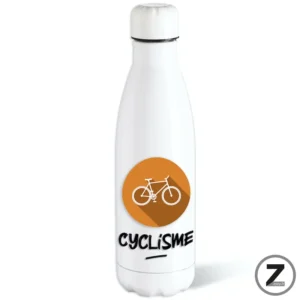Anniversaire, gourde isotherme cyclisme, cadeau marrant, cadeau original, cadeau sympa, cadeau rigolo, cadeau pas cher, retraite.