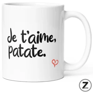 Mug amour JE T'AIME PATATE