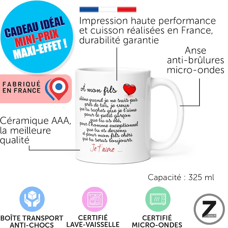 mug humour A MON FILS