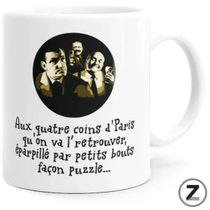 Facon puzzle, mug humour, Audiard