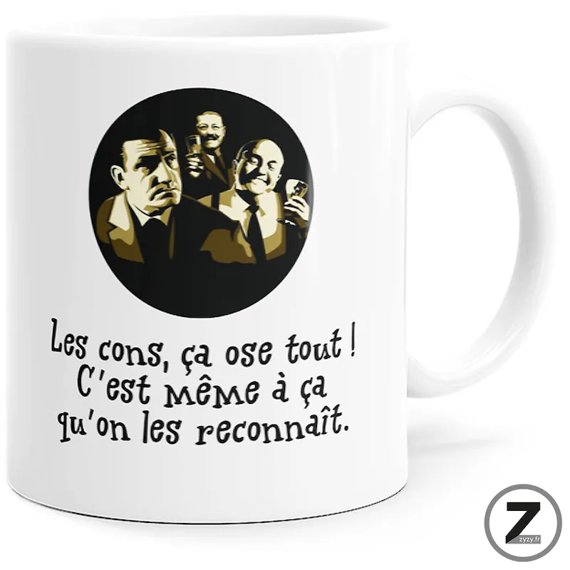 mug humour AUDIARD LES CONS