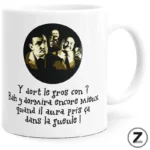 Y dort le gros con, mug humour, Audiard