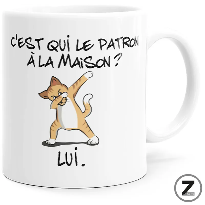 mug humour CHAT PATRON mug humour CHAT PATRON