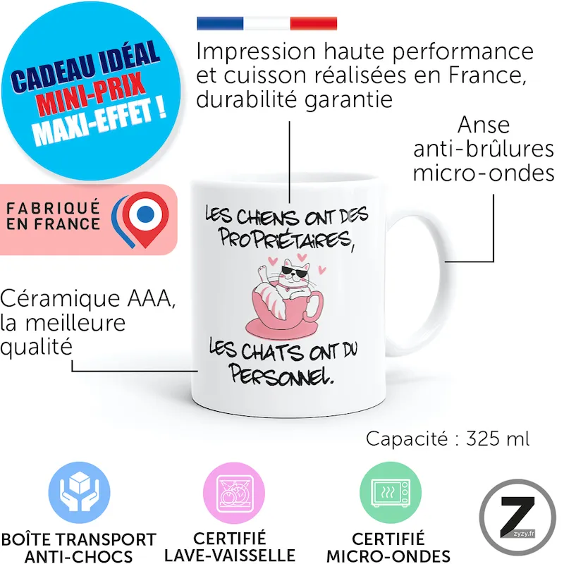 mug humour CHATS PERSONNEL