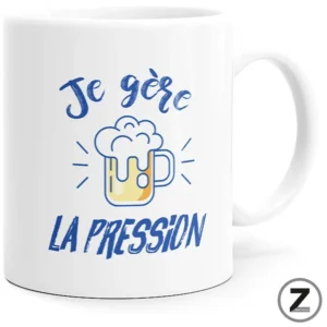 Mug JE GÈRE LA PRESSION