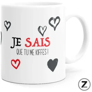 Mug JE SAIS QUE TU ME KIFFES