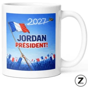 Mug humour JORDAN PRÉSIDENT 2027