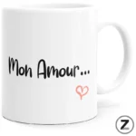 mug amour personnalisable, mon amour, tasse pour la saint Valentin, homme, femme, mug original st Valentin