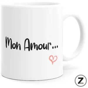 mug amour personnalisable, mon amour, tasse pour la saint Valentin, homme, femme, mug original st Valentin
