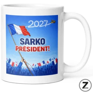 Mug humour SARKO PRÉSIDENT 2027