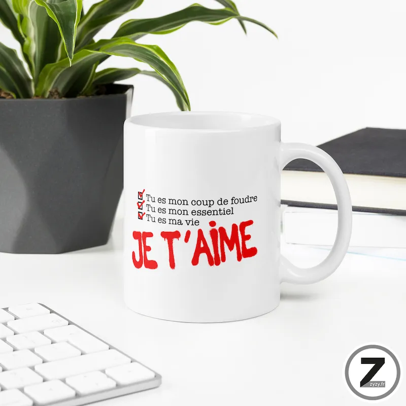 mug humour TU ES MON COUP DE FOUDRE mug humour TU ES MON COUP DE FOUDRE