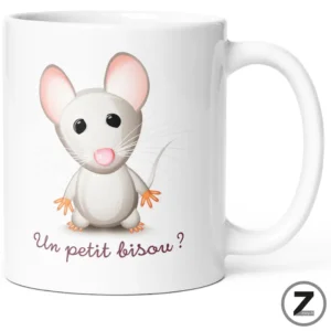 Mug humour UN PETIT BISOU
