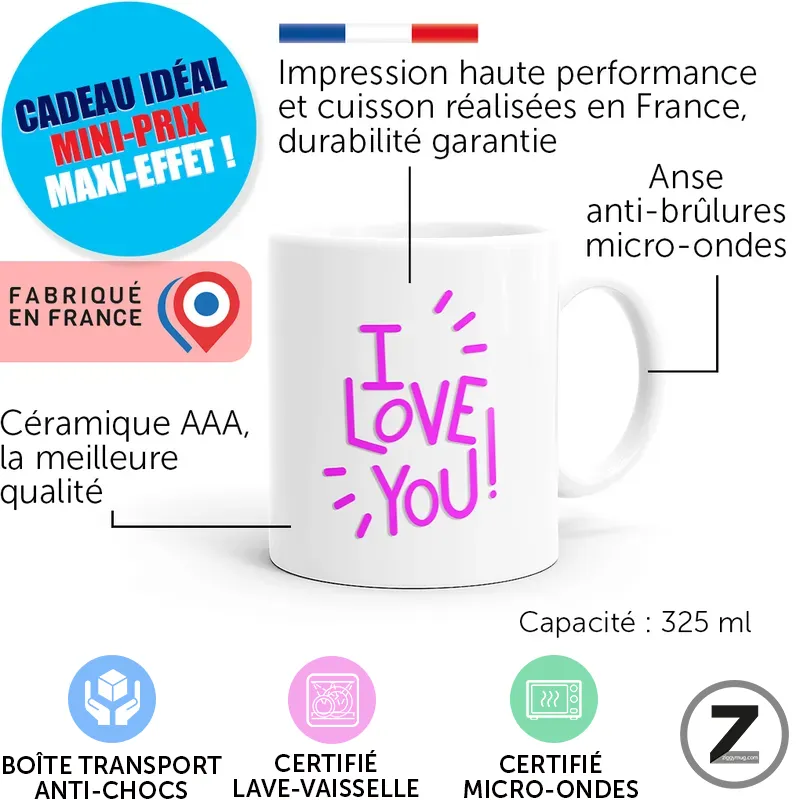 Mug I LOVE YOU – Image 2