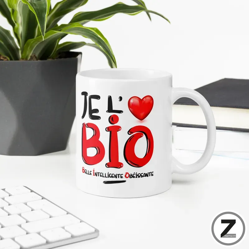 Mug JE L'AIME BIO FEMME – Image 3