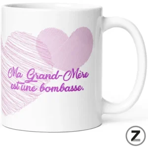 Mug MA GRAND MÈRE EST UNE BOMBASSE