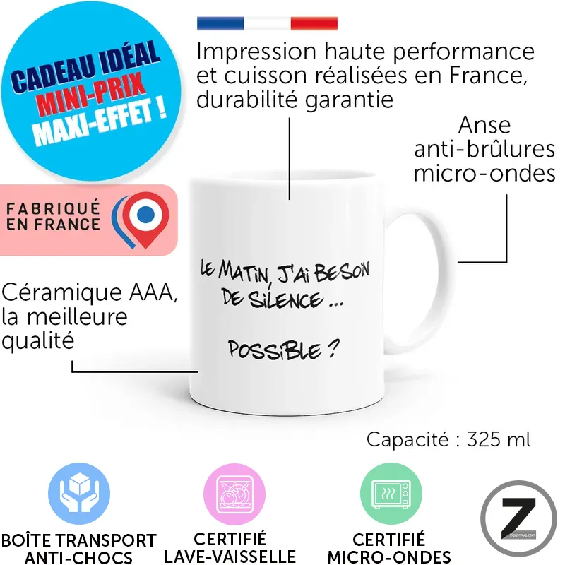 Mug MATIN SILENCE – Image 2