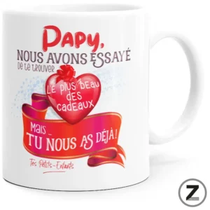 Mug PAPY, TU NOUS AS DÉJA !