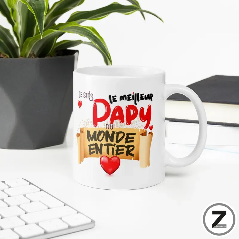 Mug LE MEILLEUR PAPY DU MONDE – Image 3