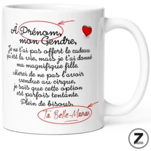 Mug personnalisable À MON GENDRE