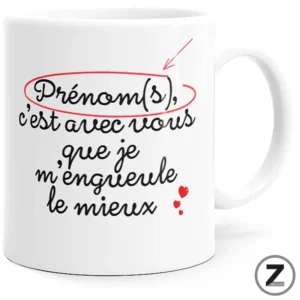 Mug personnalisable C'EST AVEC VOUS