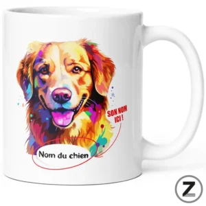 Mug personnalisable GOLDEN RETRIEVER