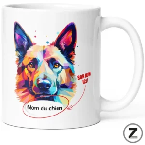 Mug personnalisable MALINOIS