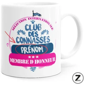 Mug personnalisable CLUB DES CONNASSES