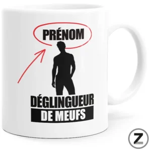 Mug personnalisable DÉGLINGUEUR DE MEUFS