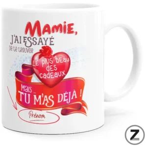 Mug personnalisable MAMIE CADEAUX SOLO