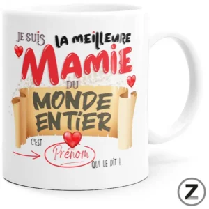 Mug personnalisable MAMIE MONDE SOLO
