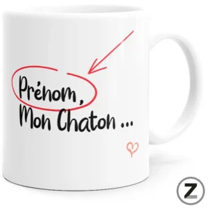 Mug personnalisable MON CHATON