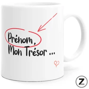 Mug personnalisable MON TRÉSOR