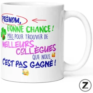 Mug personnalisable PAS GAGNÉ COLLÈGUES