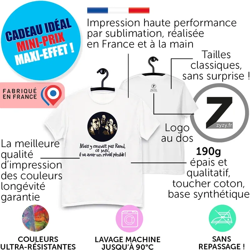 T-shirt pas cher, T-shirt Audiard, T-shirt famille, T-shirt original, T-shirt rigolo, T-shirt pas cher, tontons flingueurs