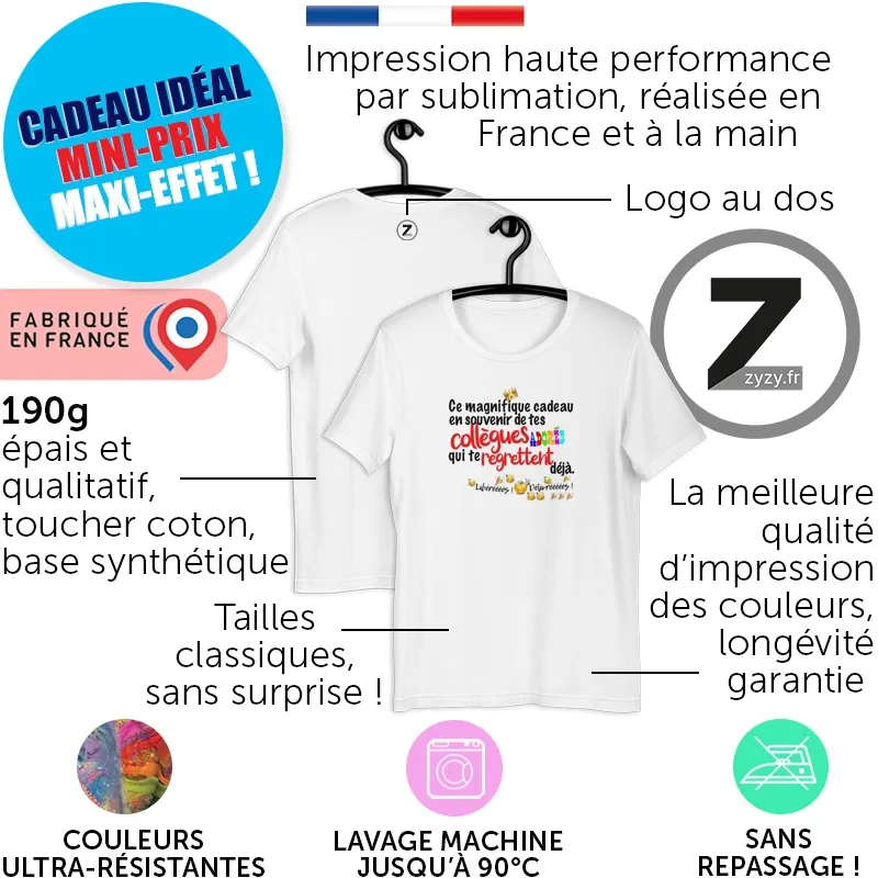 T-shirt pas cher, T-shirt collègues délivrés, T-shirt famille, T-shirt original, T-shirt rigolo, T-shirt pas cher
