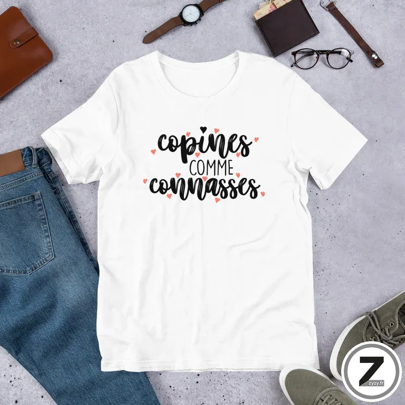T-shirt pas cher, T-shirt copine comme connasse, T-shirt famille, T-shirt original, T-shirt rigolo, T-shirt pas cher, 6 tailles T-shirt pas cher, T-shirt copine comme connasse, T-shirt famille, T-shirt original, T-shirt rigolo, T-shirt pas cher