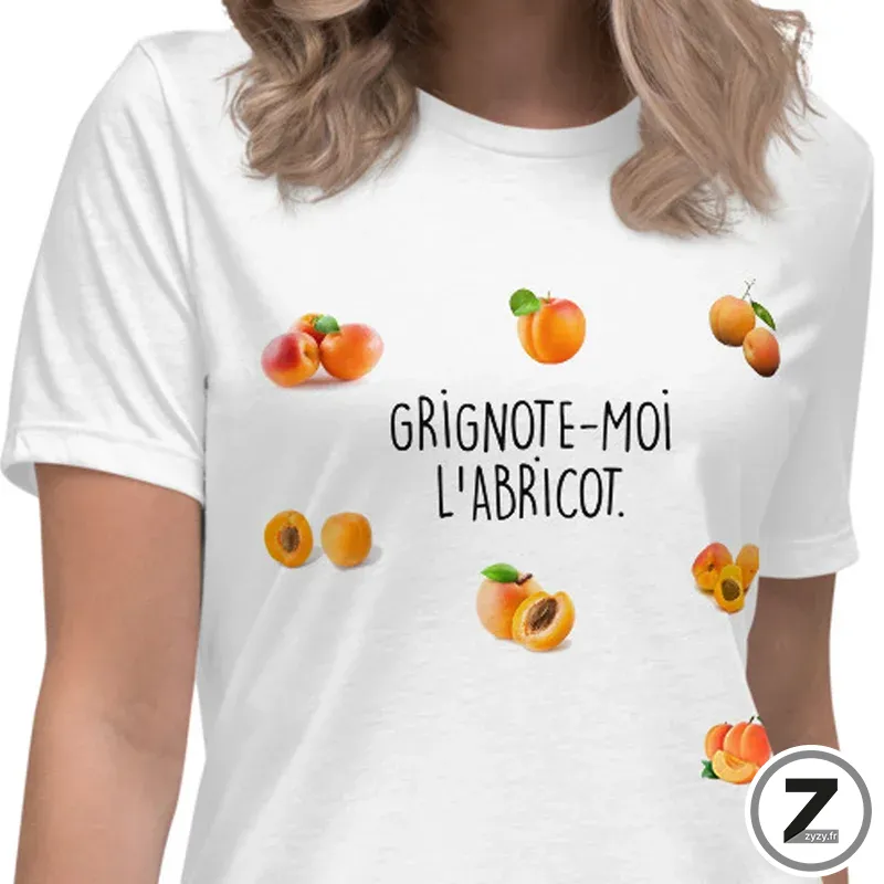 T-shirt pas cher, T-shirt grignote moi l'abricot, T-shirt famille, T-shirt original, T-shirt rigolo, T-shirt original, drôle T-shirt pas cher, T-shirt grignote moi l'abricot, T-shirt famille, T-shirt original, T-shirt rigolo, T-shirt original, drôle