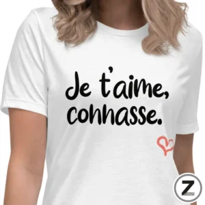 T-shirt pas cher, T-shirt je t'aime connasse, T-shirt original, T-shirt rigolo, T-shirt coquin