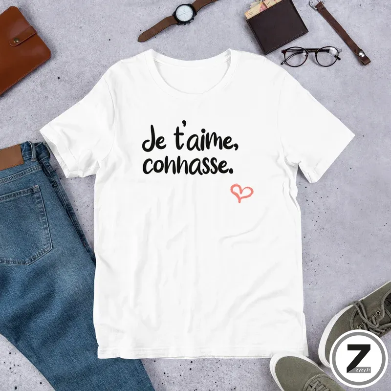 T-shirt pas cher, T-shirt je t'aime connasse, T-shirt original, T-shirt rigolo, T-shirt coquin, 6 tailles T-shirt pas cher, T-shirt je t'aime connasse, T-shirt original, T-shirt rigolo, T-shirt coquin