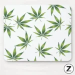 Tapis de souris photo CANNABIS. Tapis de souris humour cannabis feuille message drôle idée cadeau original