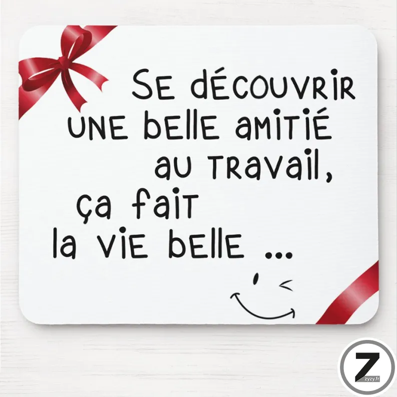 Tapis souris rigolo, TRAVAIL AMITIÉ, tapis de souris humoristique, travail amitié rouge, idée cadeau marrant Tapis souris rigolo, TRAVAIL AMITIÉ, tapis de souris humoristique, travail amitié rouge, idée cadeau marrant